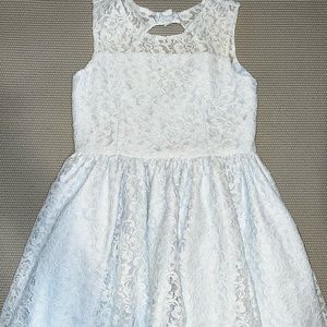 Pippa & Julie Blue Lace Dress